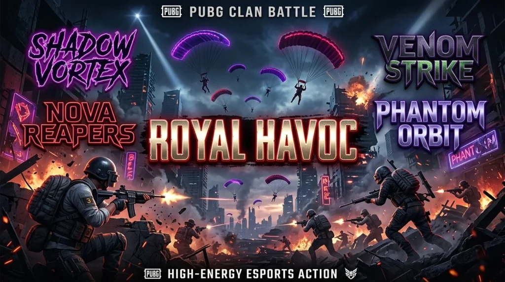 4 Letter Clan Names for PUBG