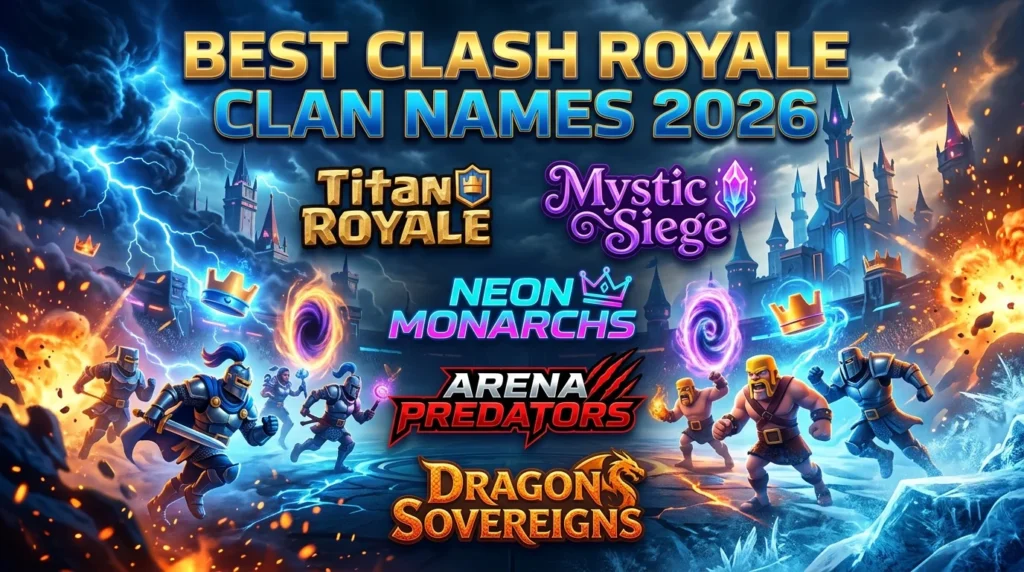 Cool Clash Royale Clan Names For Girl Teams