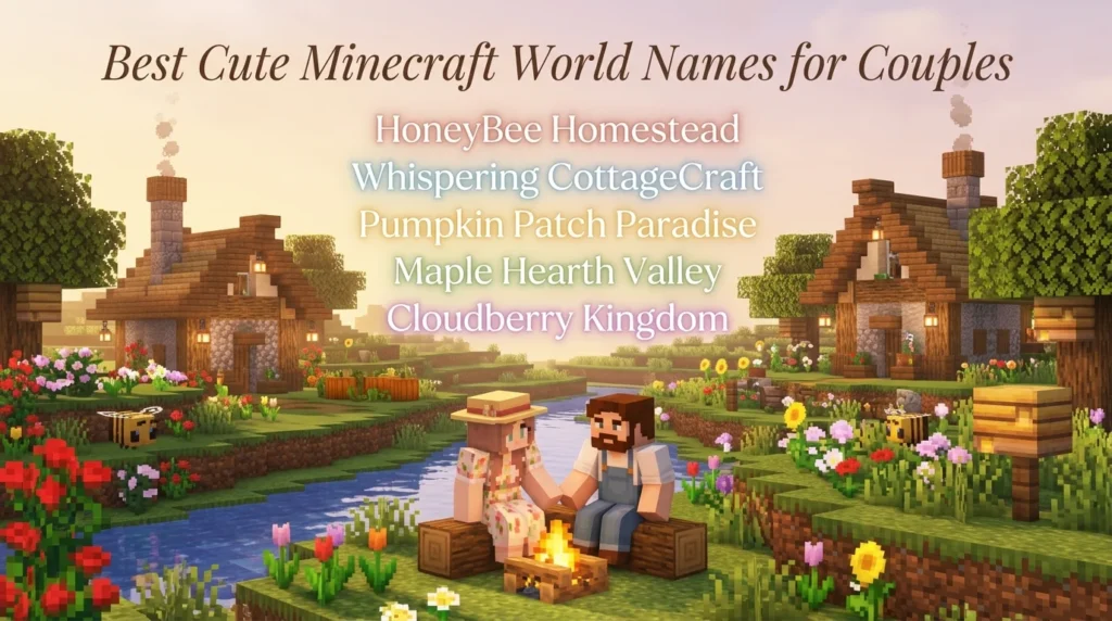 Cozy Minecraft World Names for Couples