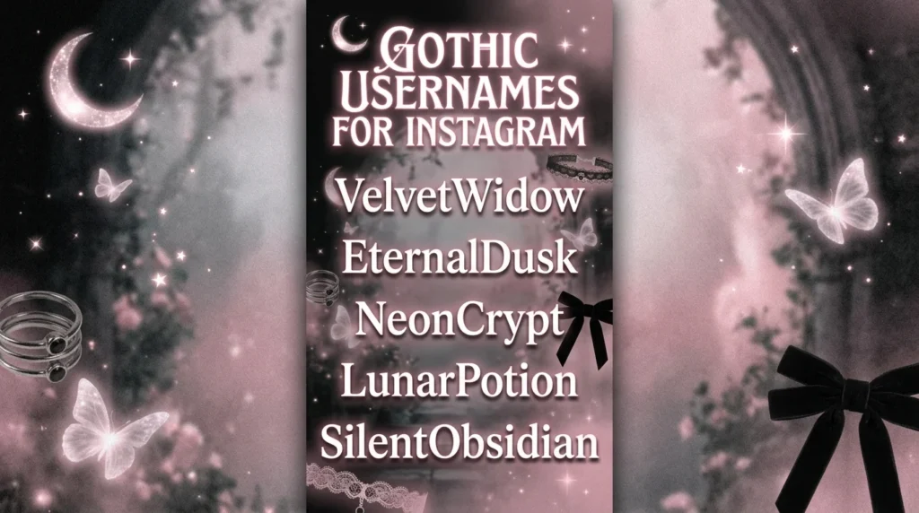 Emo and Gothic Username Ideas 🎸