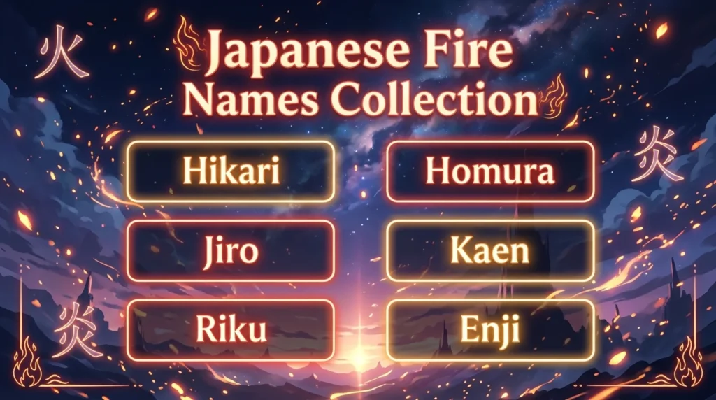 Japanese Name Meaning Fire Dragon 🐲🔥