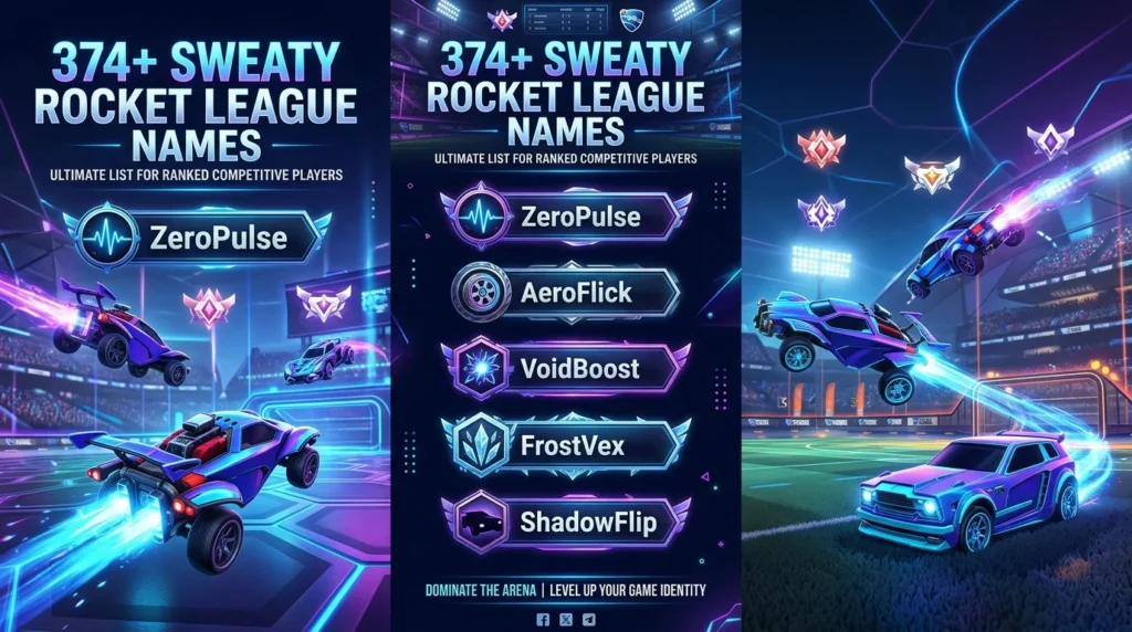 Cool Competitive Rocket League Names