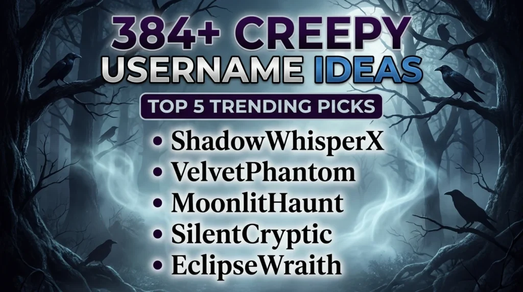 Creepy Username Ideas Aesthetic