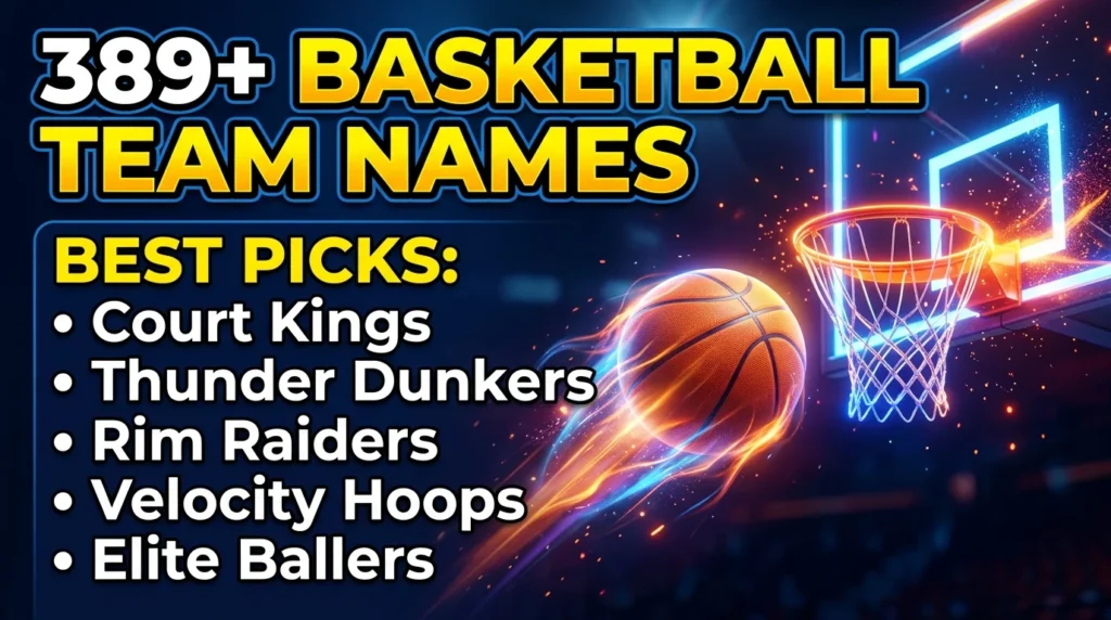 Funny Basketball Team Names