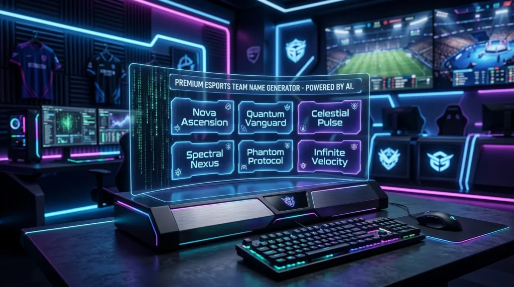 Futuristic Esports Team Names