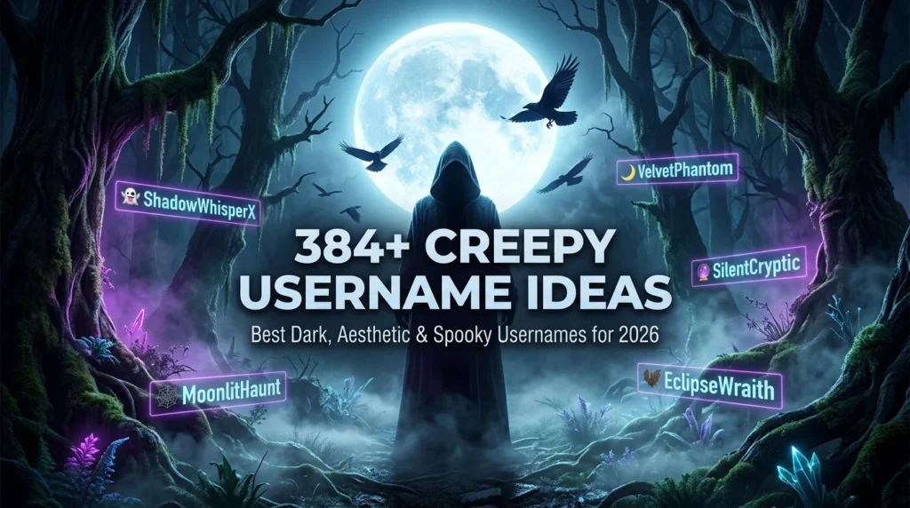 Gothic Creepy Username Ideas
