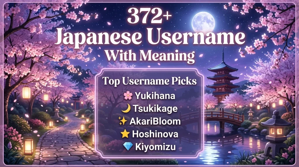 Japanese Usernames For Instagram