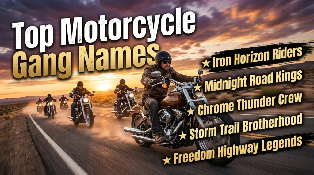 List of Motorcycle Clubs by State Inspired Names 🗺️