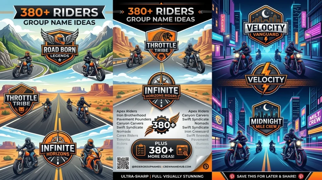 Professional Riders Group Names