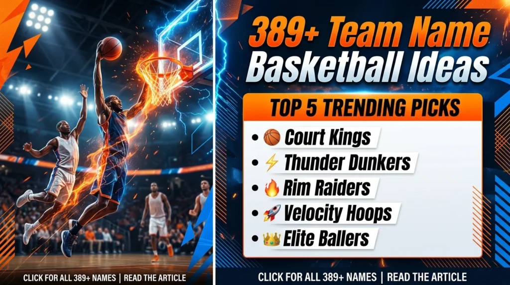 Team Name Basketball Generator