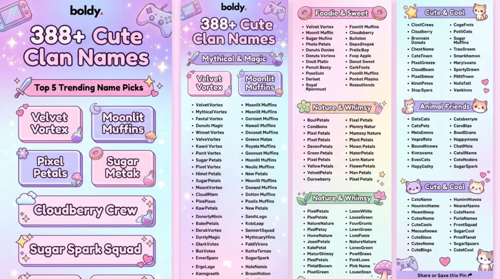 Unique Clan Names
