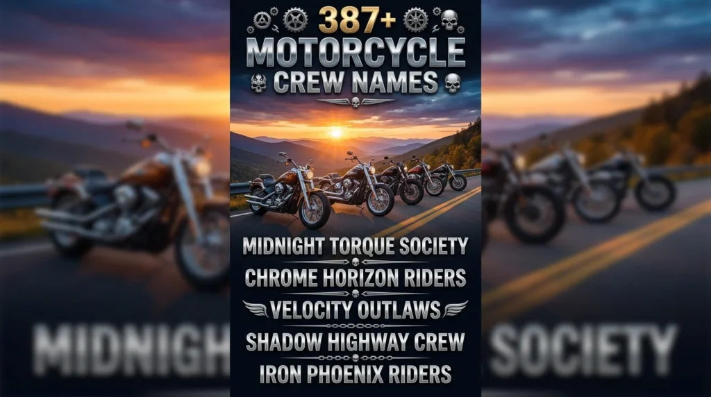Unique Motorcycle Crew Names