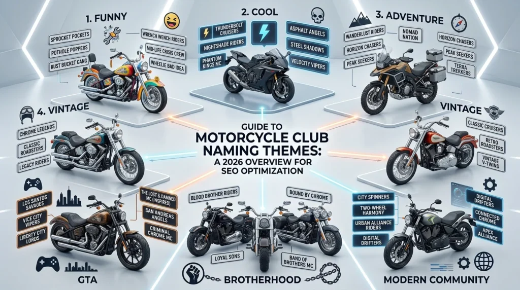 Adventure Motorcycle Group Names 🌍