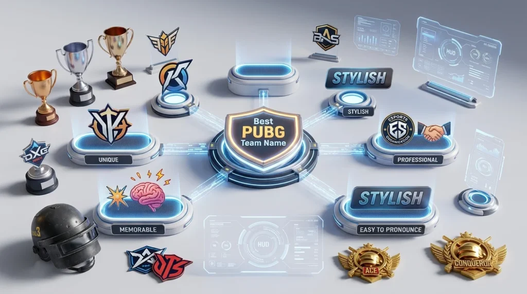 Aesthetic PUBG Team Names
