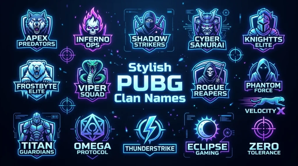 Best PUBG Clan Name for Boy