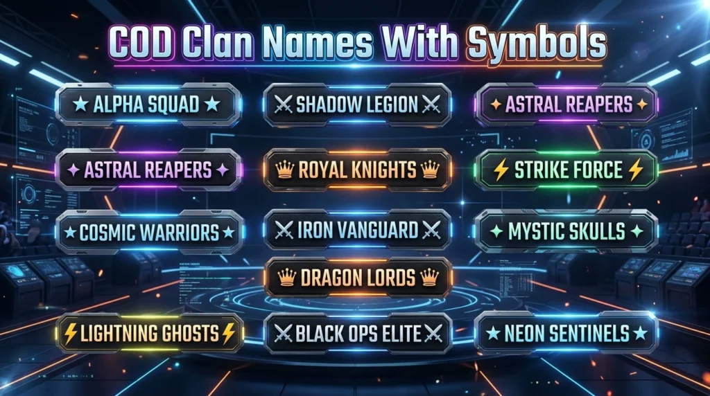 Codm Team Names With Meaning