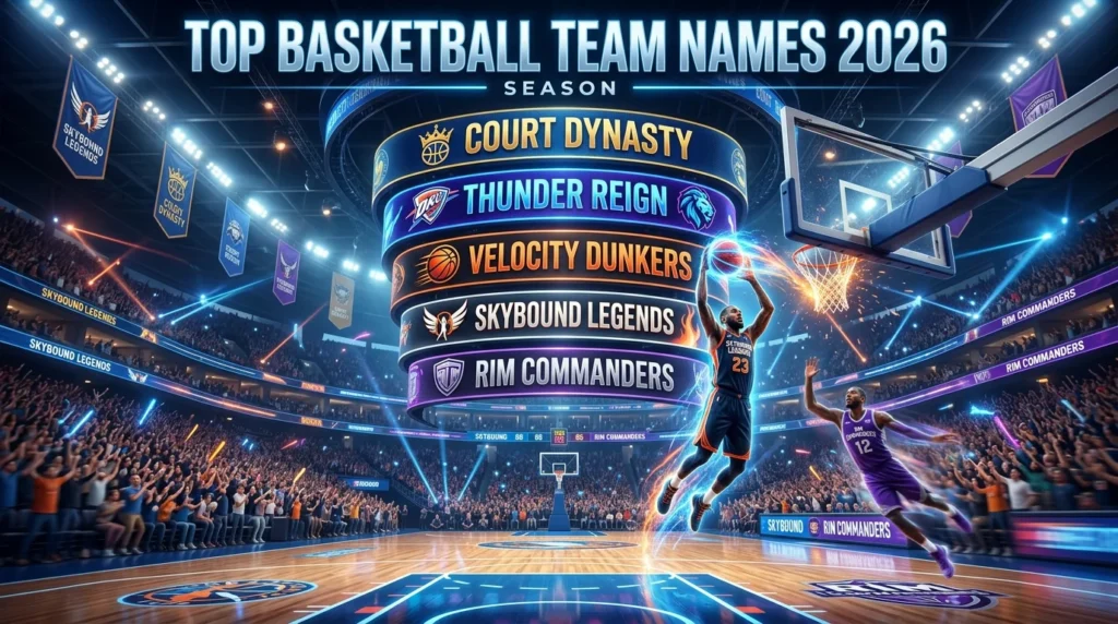Cool Basketball Team Names
