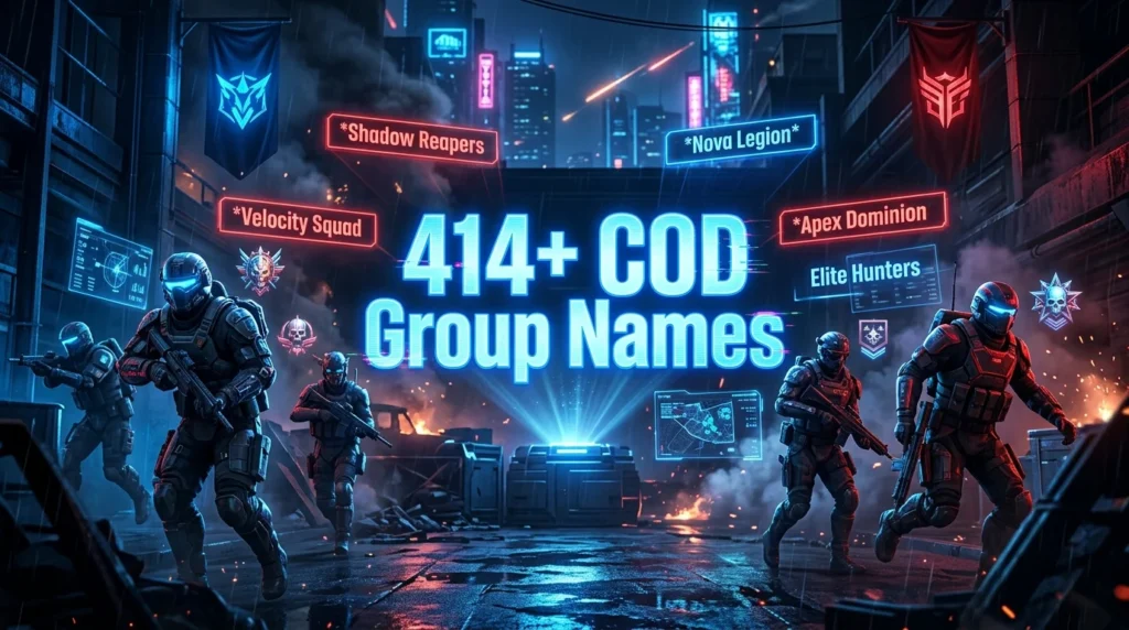 Cool COD Squad Names