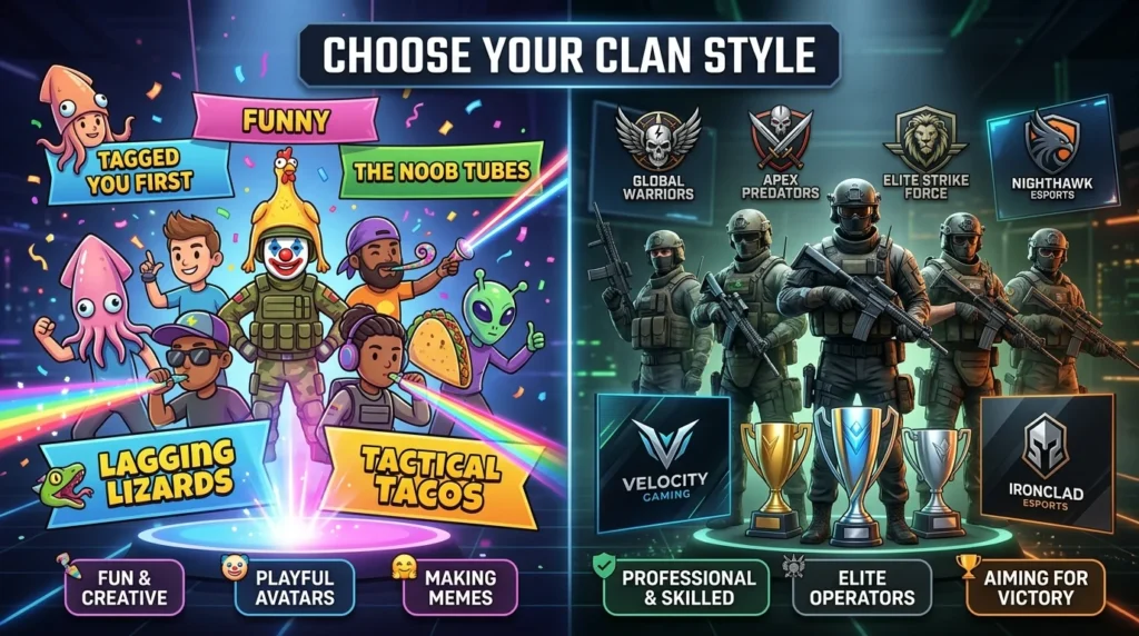 Cool Call of Duty Clan Name Ideas