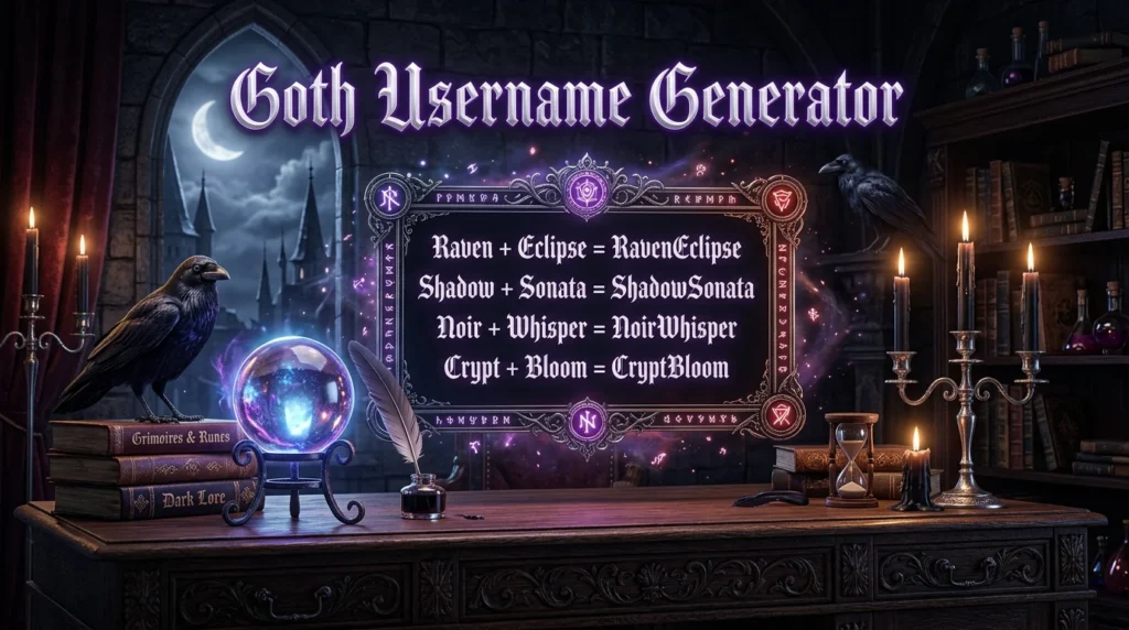 Cool Gothic Username Ideas