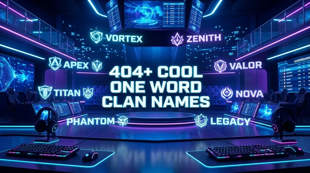 Cool One Word Clan Names For PUBG