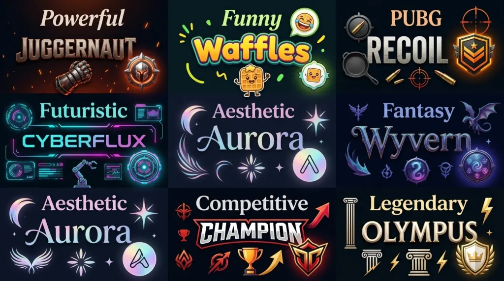 Cool One Word Clan Names Funny