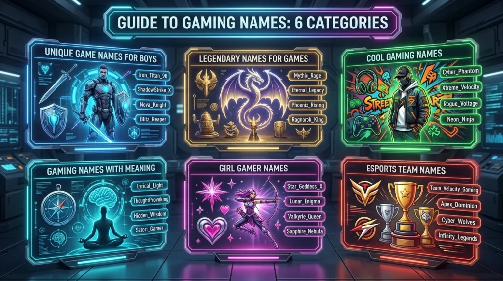 Creative Gamer Tag Ideas