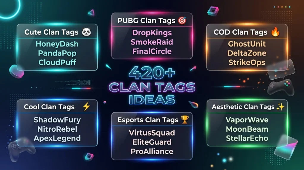Cute Clan Tags