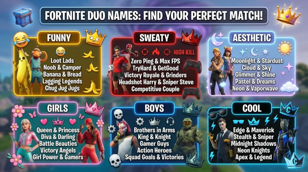 Fortnite Duo Names for Girl