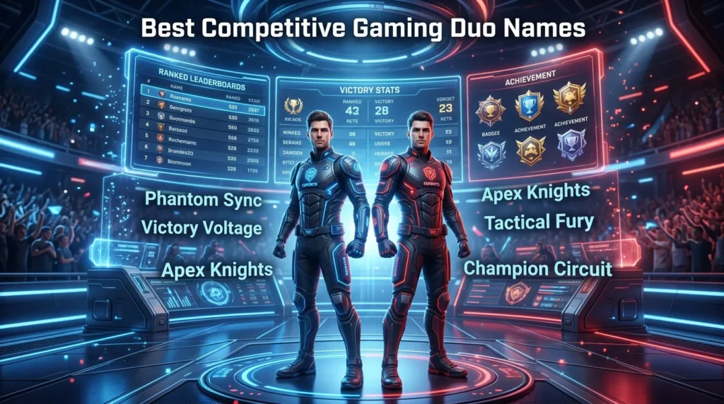 Funny Gaming Duo Names