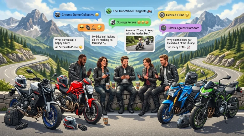 Funny Motorcycle Group Names 😂