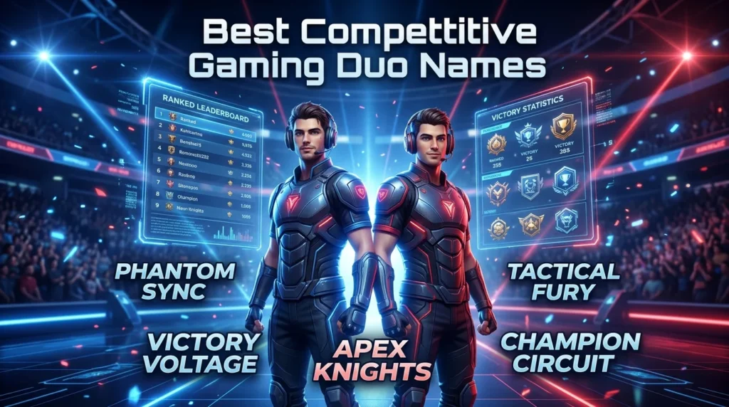 Gaming Duo Names for Instagram