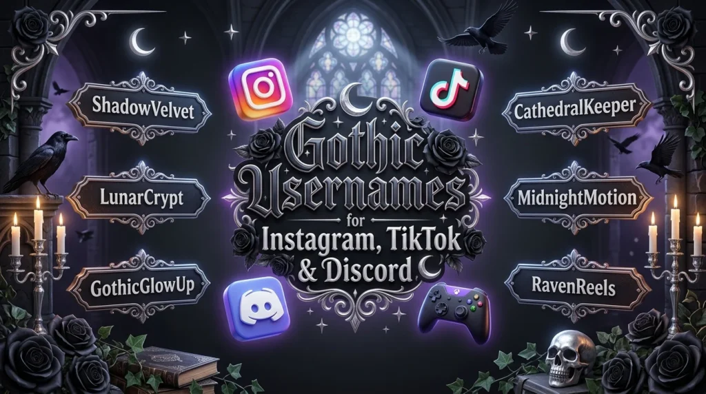 Goth Username Ideas with Your Name