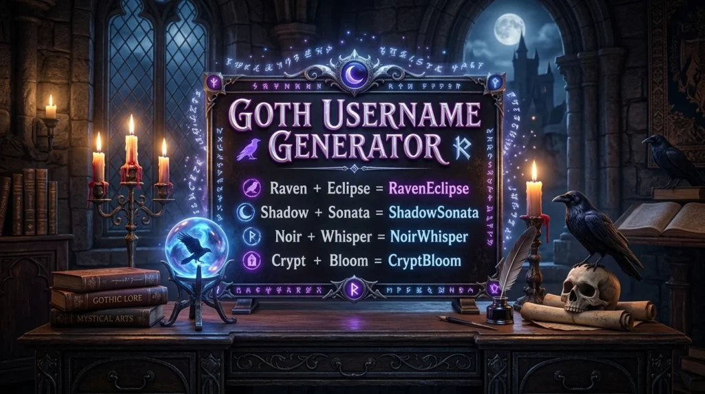 Gothic Gaming Username Ideas