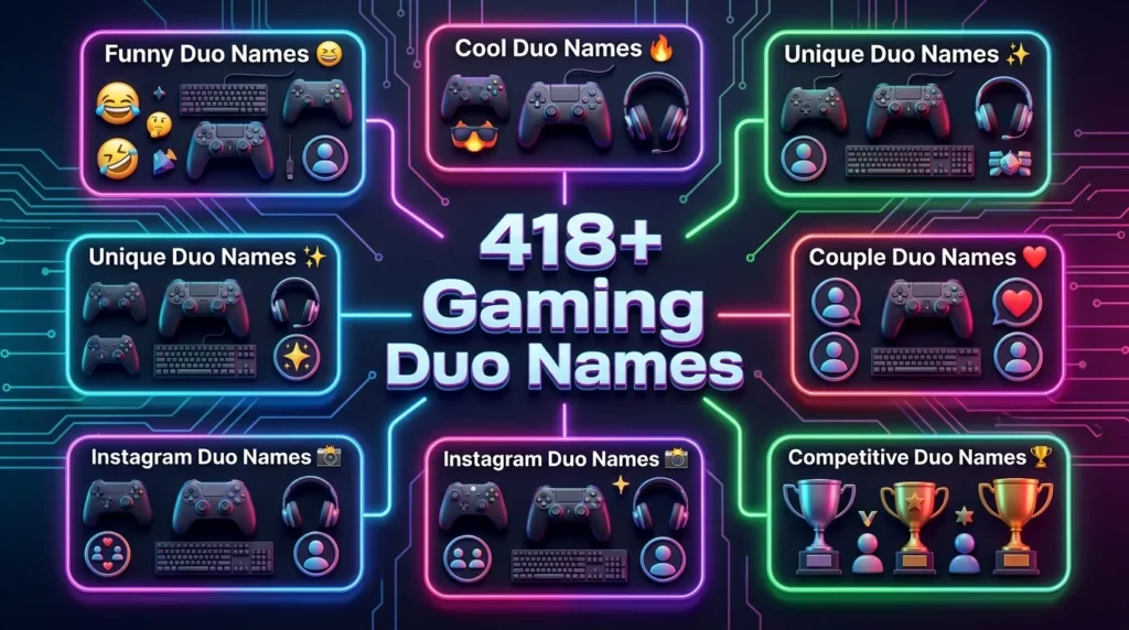 Legendary Gaming Duo Names