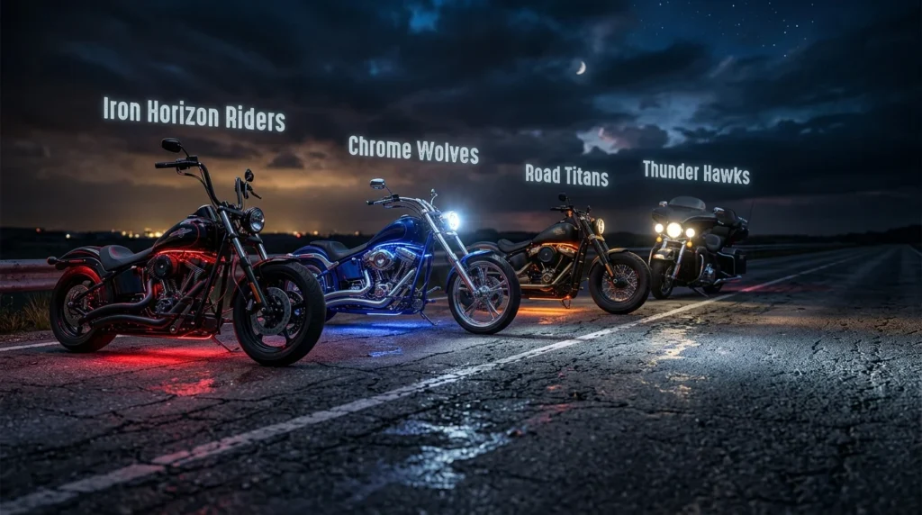 Motorcycle Crew Names for Friends