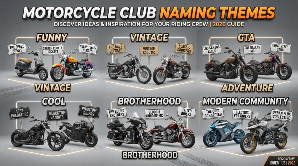 Motorcycle Group Name Ideas 🏍️