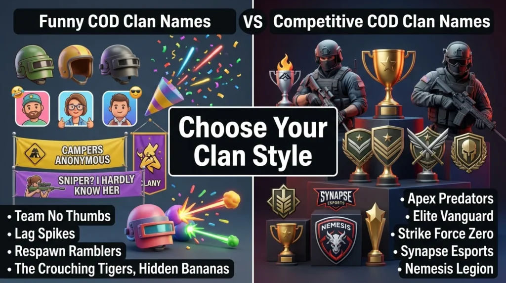 Powerful Call of Duty Squad Names