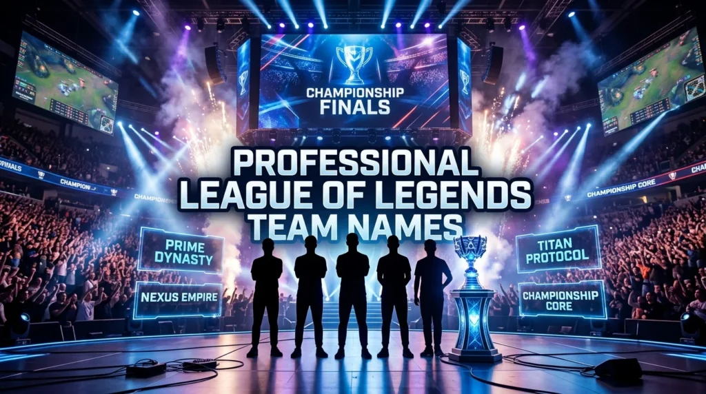 Professional Gaming Team Names