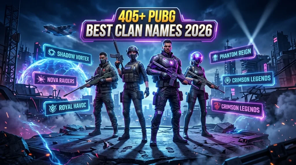 Pubg best clan name generator