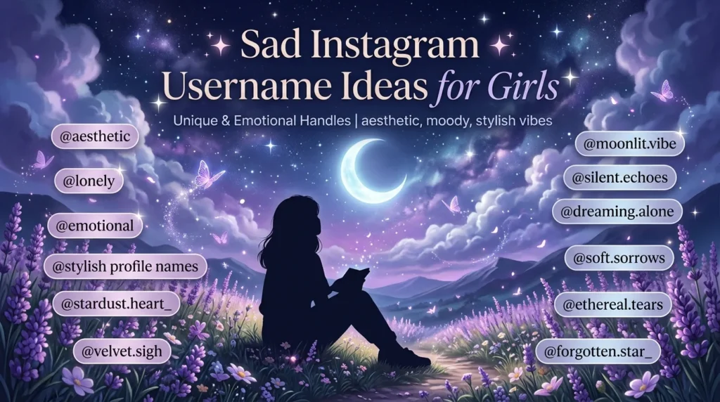 Sad Instagram Username for Girl in English