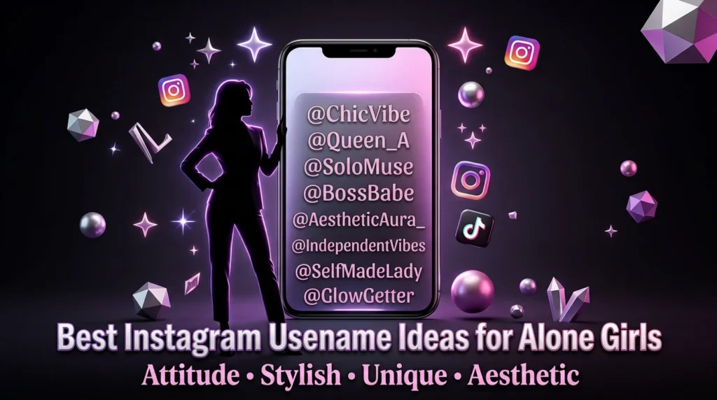 Unique Alone Girl Instagram Username Ideas