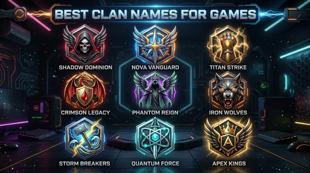 Unique Clan Names for PUBG