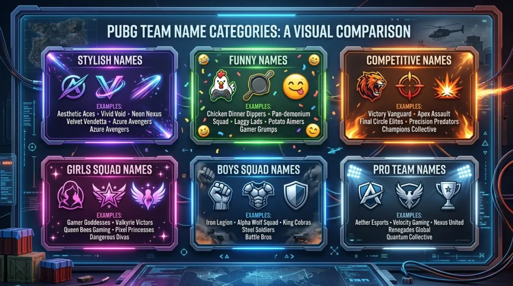 Unique PUBG Clan Names
