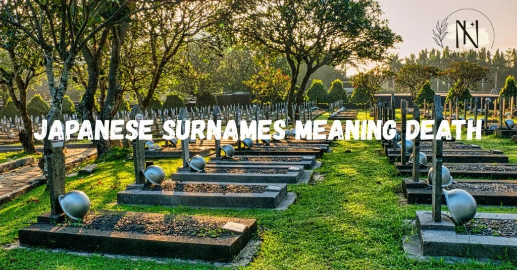 Japanese Surnames Meaning Death