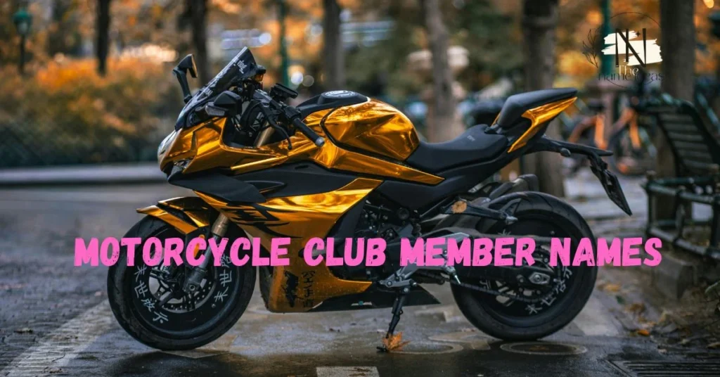 Motorcycle Club Member Names