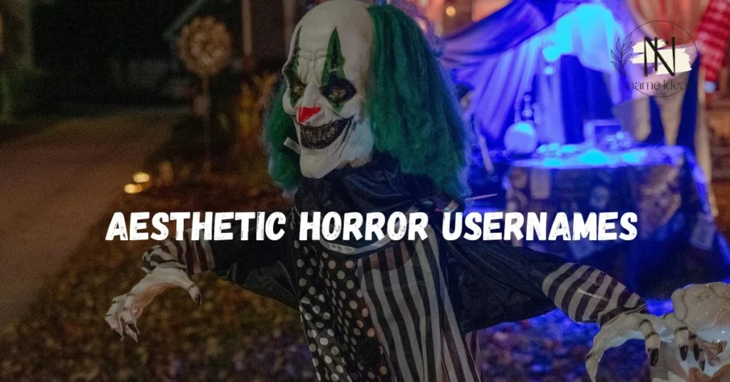 aesthetic horror usernames
