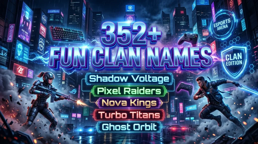 352+ Fun Clan Names