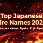 357+ Japanese Name for Fire 🔥