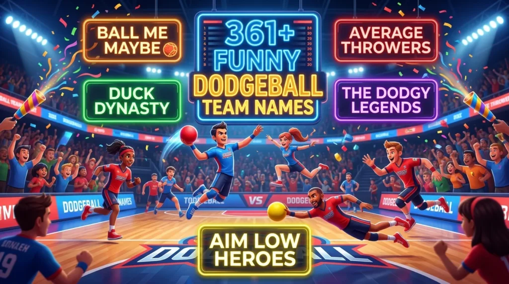 361+ Funny Dodgeball Team Names